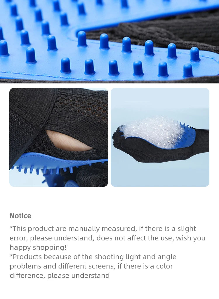 Pawzy Pets™ Pet Hair Removal & Grooming Glove