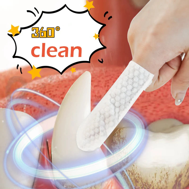 Pawzy Pets™ Pet Finger Toothbrush Wipes